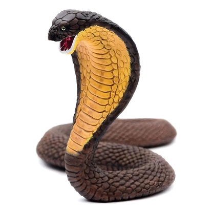 Figura de goma Cobra Naja en vista lateral