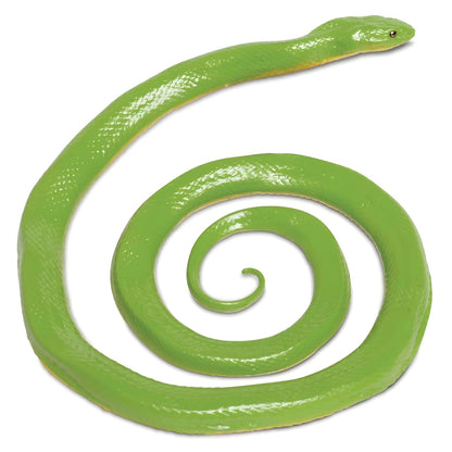 Figura de goma Cobra Verde en primer plano