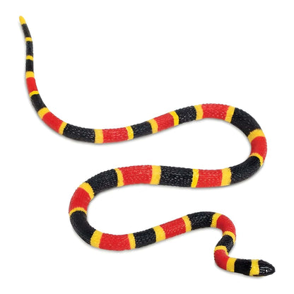Figura de goma Cría de serpiente coral
