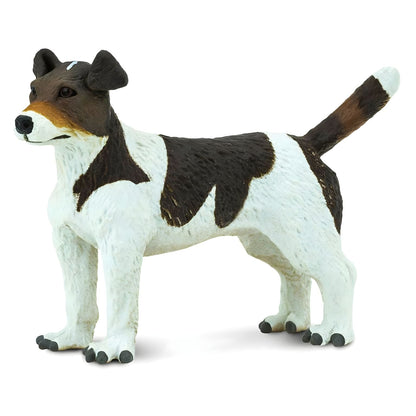 Figura de goma Jack Russell Terrier en primer plano