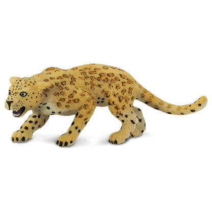 Figura de goma leopardo para juegos de vida salvaje