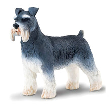 Figura de borracha Schnauzer em destaque