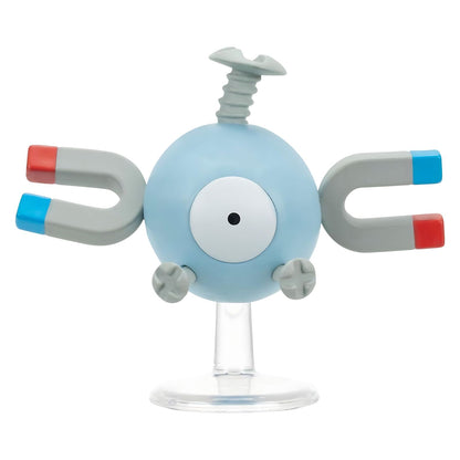 Figura Pokémon Magnemite con cuerpo redondo e imanes laterales