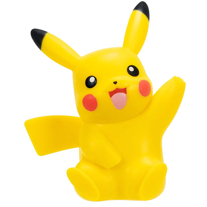 Figura Pokémon Pikachu amarilla presentada por separado