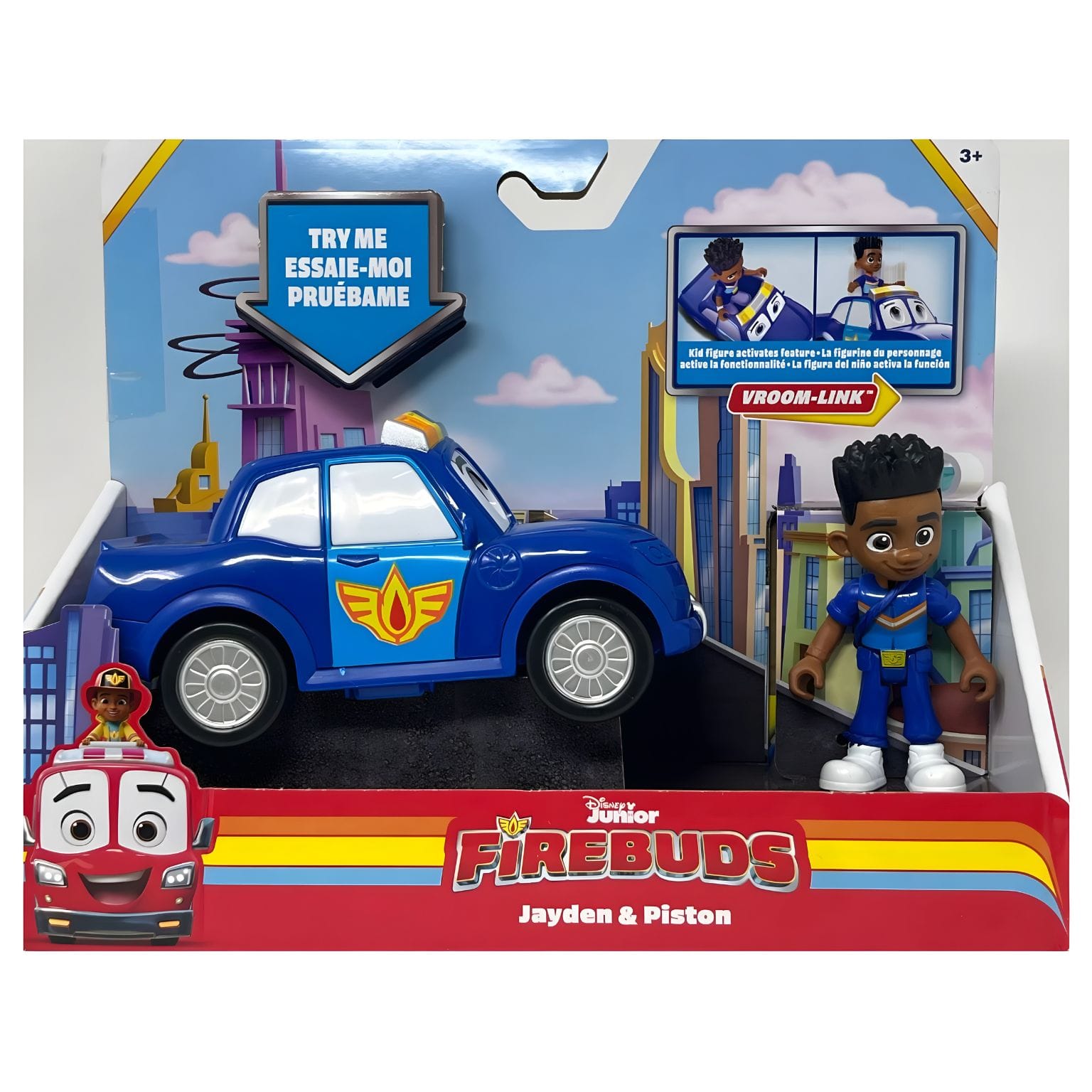 Disney Junior Firebuds Jayden e Piston em missão de resgate