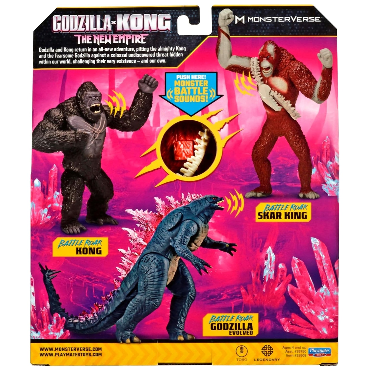 Godzilla vs Kong - Rugido de batalha de Skar King