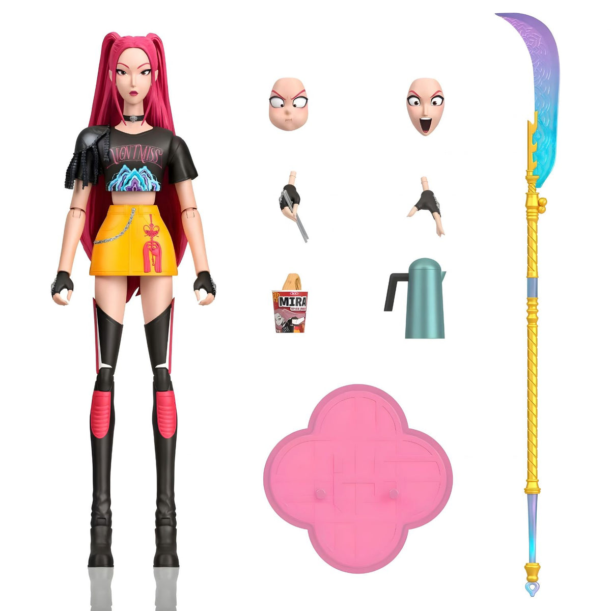 Figura Mira HUNTR/X K-Pop Demon Hunters com visual How It's Done