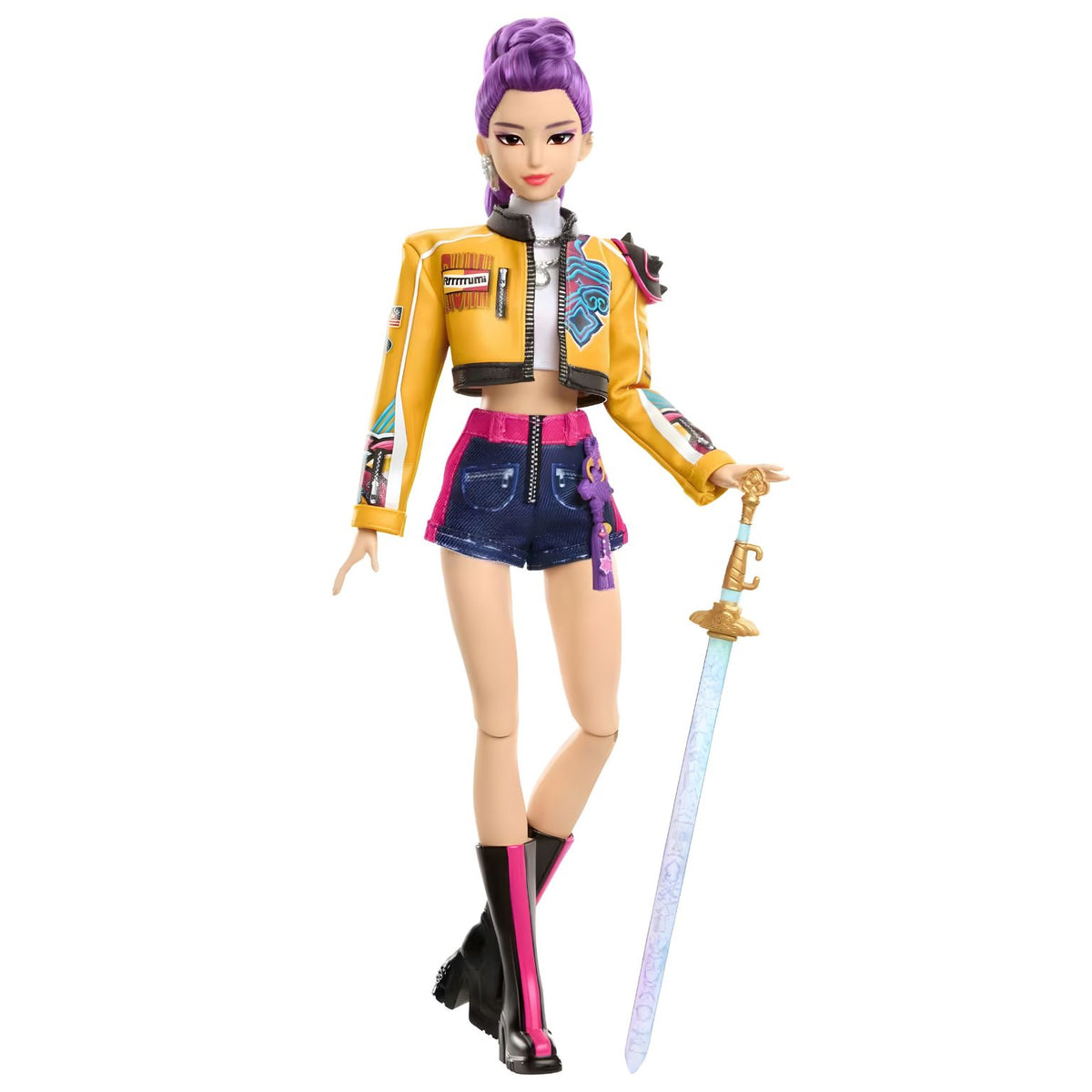 Boneca Rumi HUNTR/X inspirada em KPop Demon Hunters
