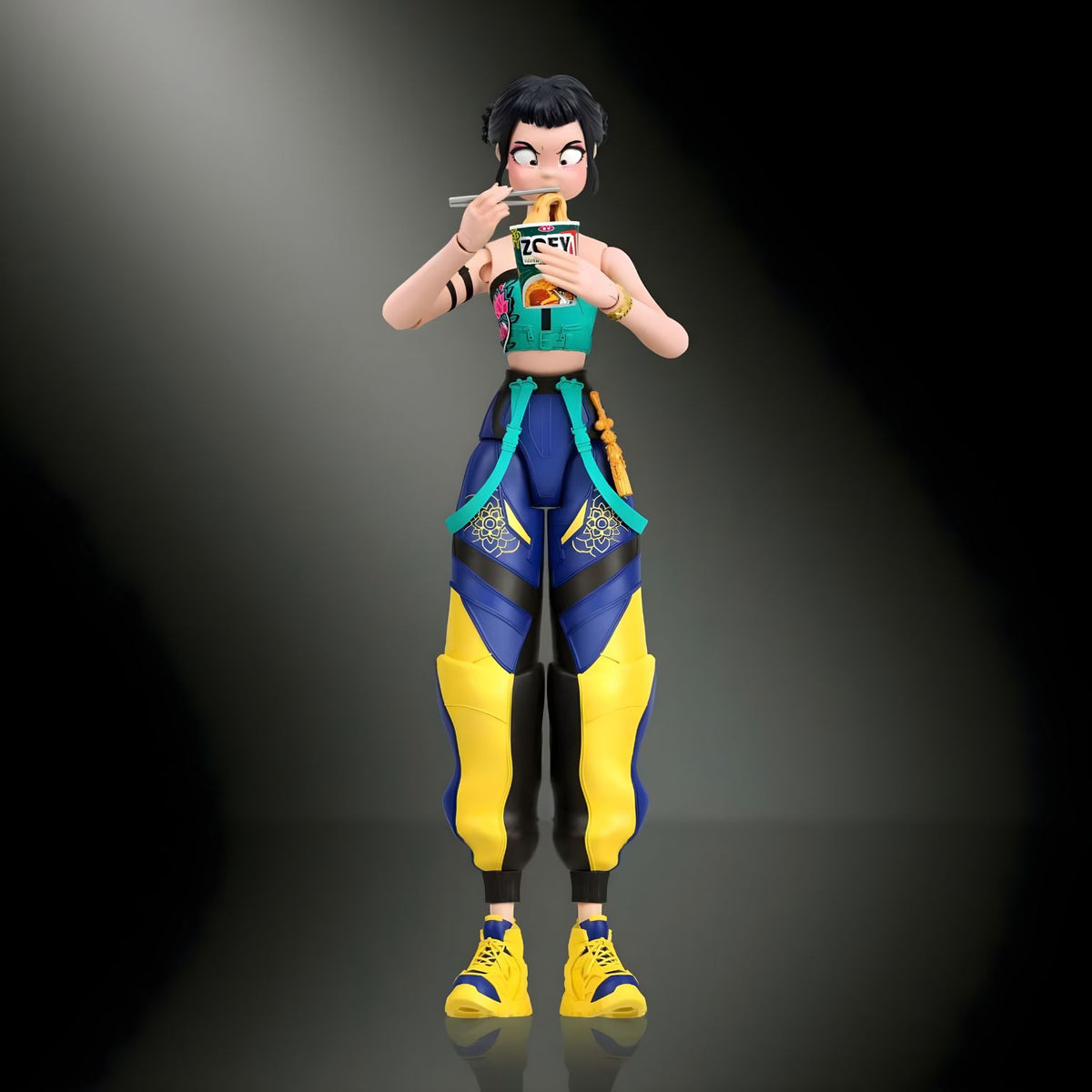Figura colecionável Zoey HUNTR/X Guerreiras do K-Pop