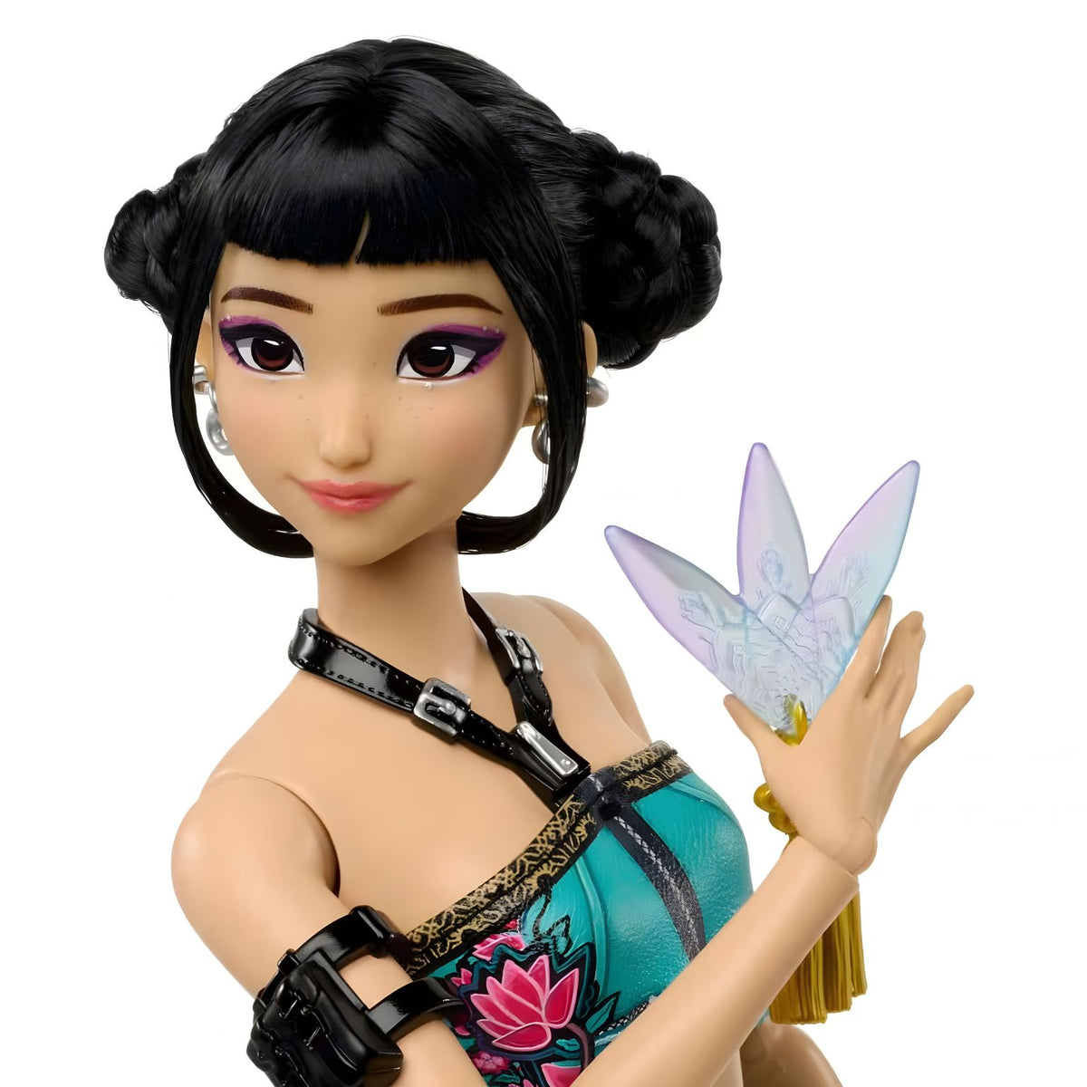 Zoey das Guerreiras do K-Pop com acessórios inspirados no filme