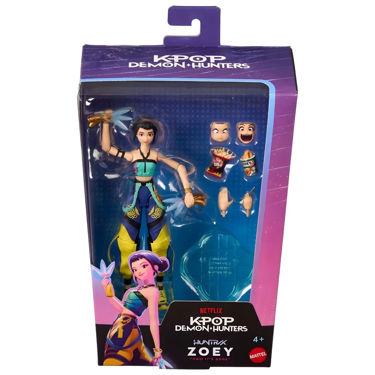 Guerreiras do K-Pop Zoey HUNTR/X em pose de ação