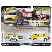 Hot Wheels BMW M3 e HW Rally Hauler - imagem principal do produto