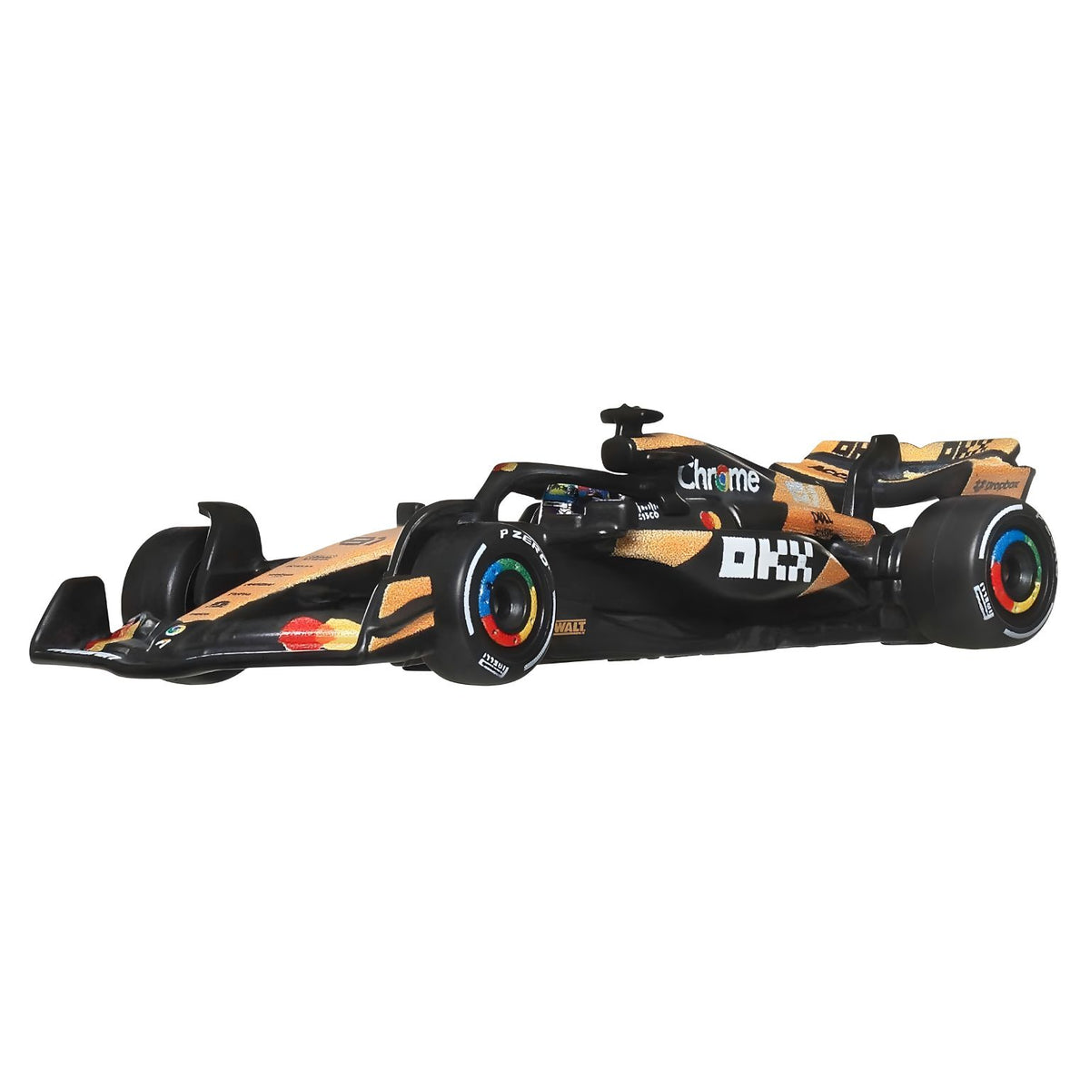 Miniatura de colección Hot Wheels McLaren MCL38 n.º 81, inspirada en el coche de Oscar Piastri de 2024.