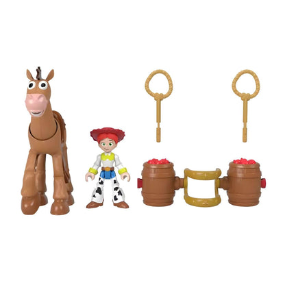 Imaginext Toy Story - Jessie y Bullseye en fotografía del juguete