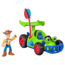 Imaginext Toy Story Woody e Kart em fotografia do brinquedo