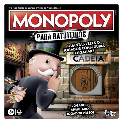 Caja del juego Monopoly Edición Tramposos de Hasbro, imagen principal del producto