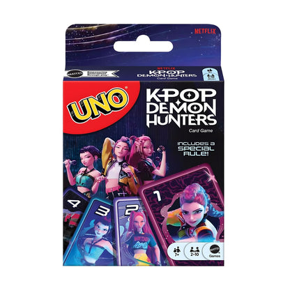 Juego Uno K-Pop Demon Hunters edición temática de cartas