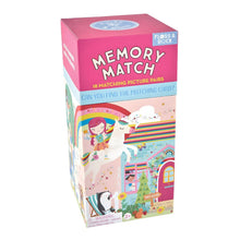 Jogo de Memória Fada Arco-íris Floss & Rock com caixa ilustrada e cartas coloridas de emparelhamento