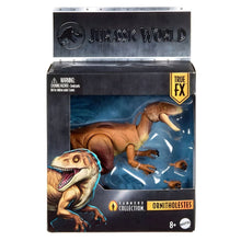 Jurassic World Hammond Collection Ornitholestes figura de dinossauro Jurassic World da Mattel em embalagem Hammond Collection