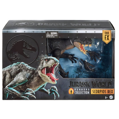 Jurassic World Hammond Collection Scorpios Rex para colección y aventura