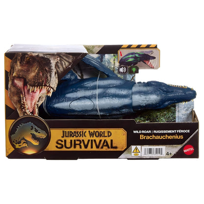 Dinosaurio Jurassic World Survival Brachauchenius Wild Roar embalaje frontal