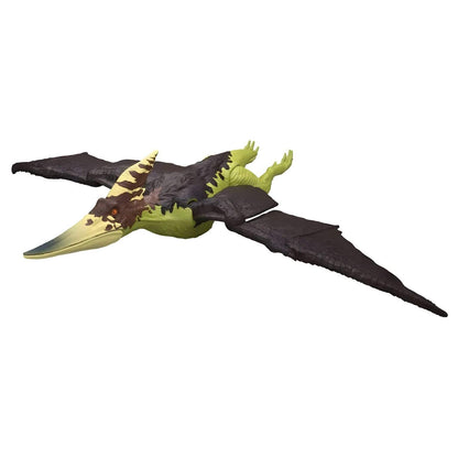 Dinosaurio Jurassic World Survival Pteranodon Wild Roar reverso del embalaje