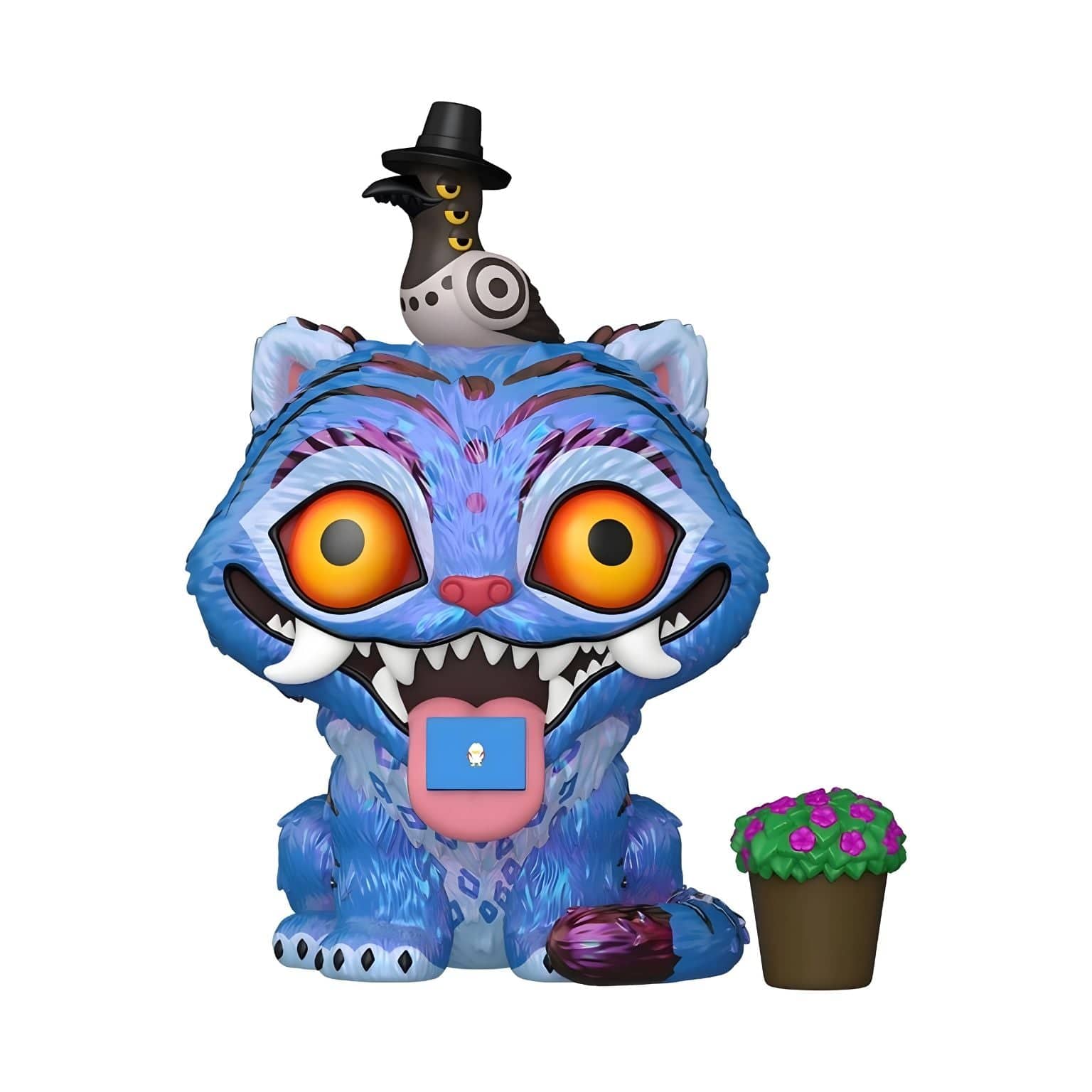 Funko Pop Derpy com Sussie K-Pop Demon Hunters monstro azul glow no escuro