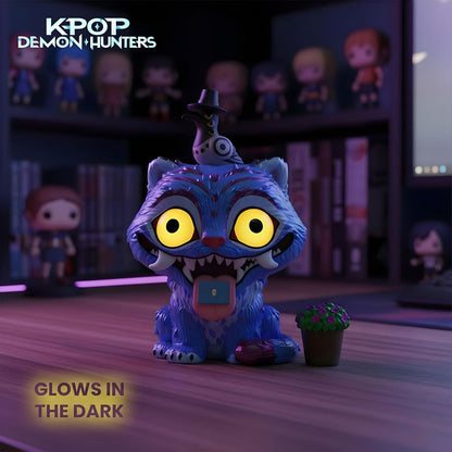 Funko Pop Derpy con Sussie K-Pop Demon Hunters monstruo azul que brilla en la oscuridad
