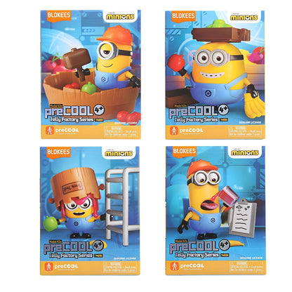 Kit Blokees Minions Jelly Factory con figuras Minions, accesorios divertidos y escenarios de juego