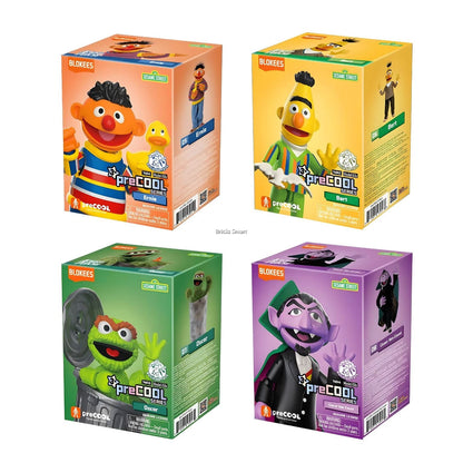 Kit Blokees Barrio Sésamo serie 2 con Bert, Ernie, Oscar y Conde Contar