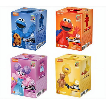 Kit Blokees Barrio Sésamo serie 1 con Monstruo de las Galletas, Abby Cadabby, Elmo y Big Bird para montar