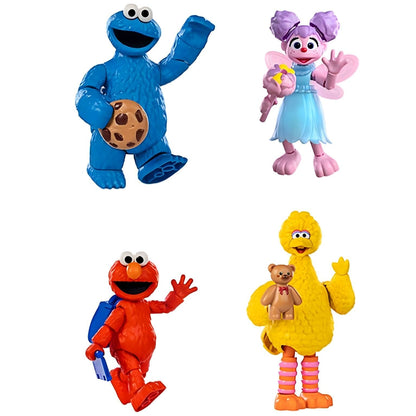 Kit Blokees Barrio Sésamo serie 1 con Monstruo de las Galletas, Abby Cadabby, Elmo y Big Bird para montar