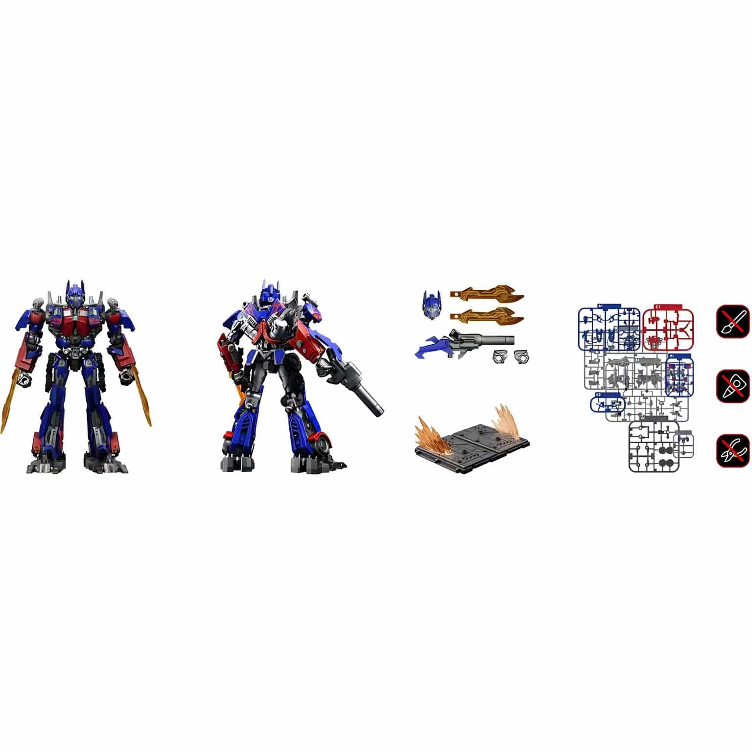 Kit Blokees Transformers Classic Optimus Prime brinquedo Transformers herói clássico para crianças 3+
