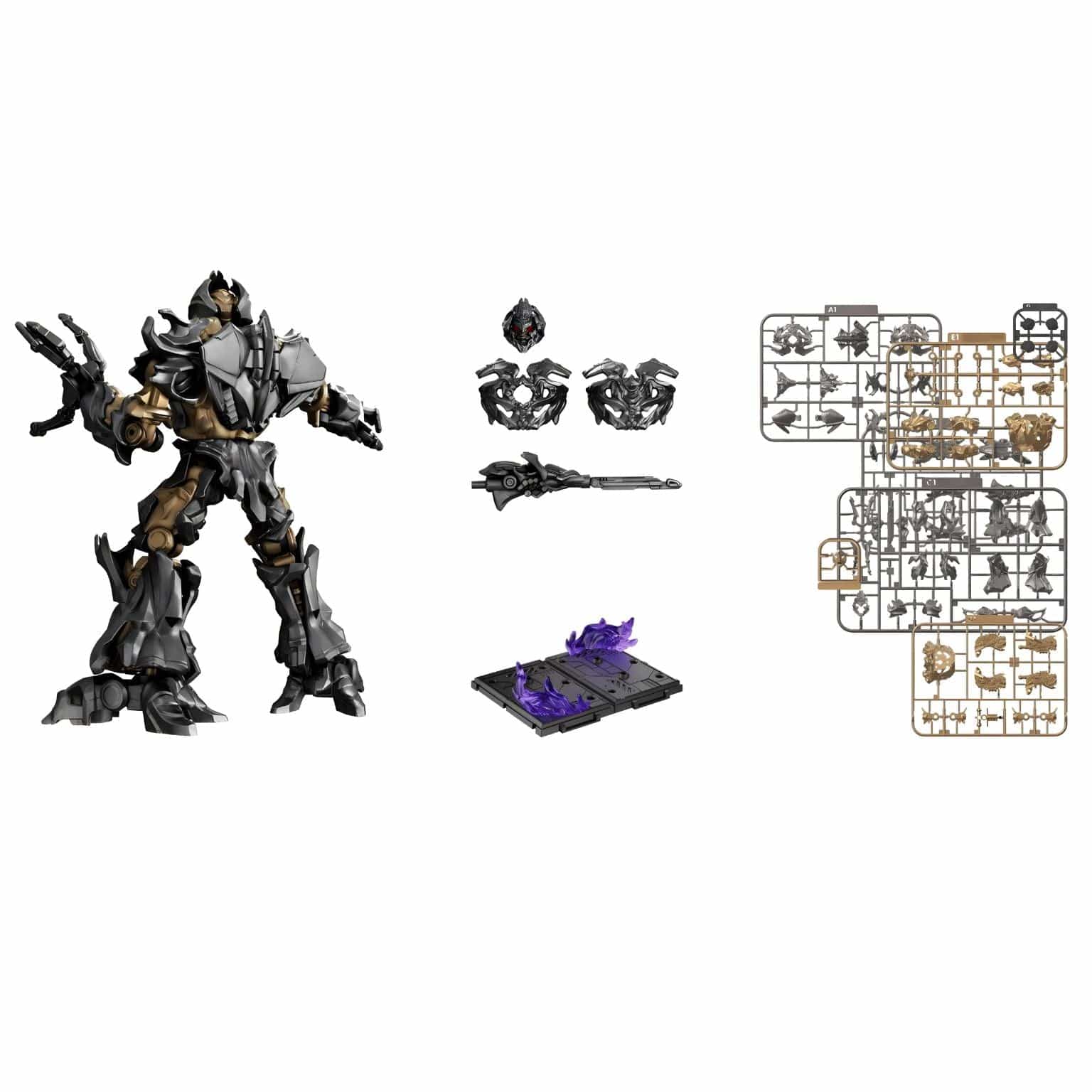 Kit Blokees Transformers Megatron figura para montar feito de plástico ABS durável 