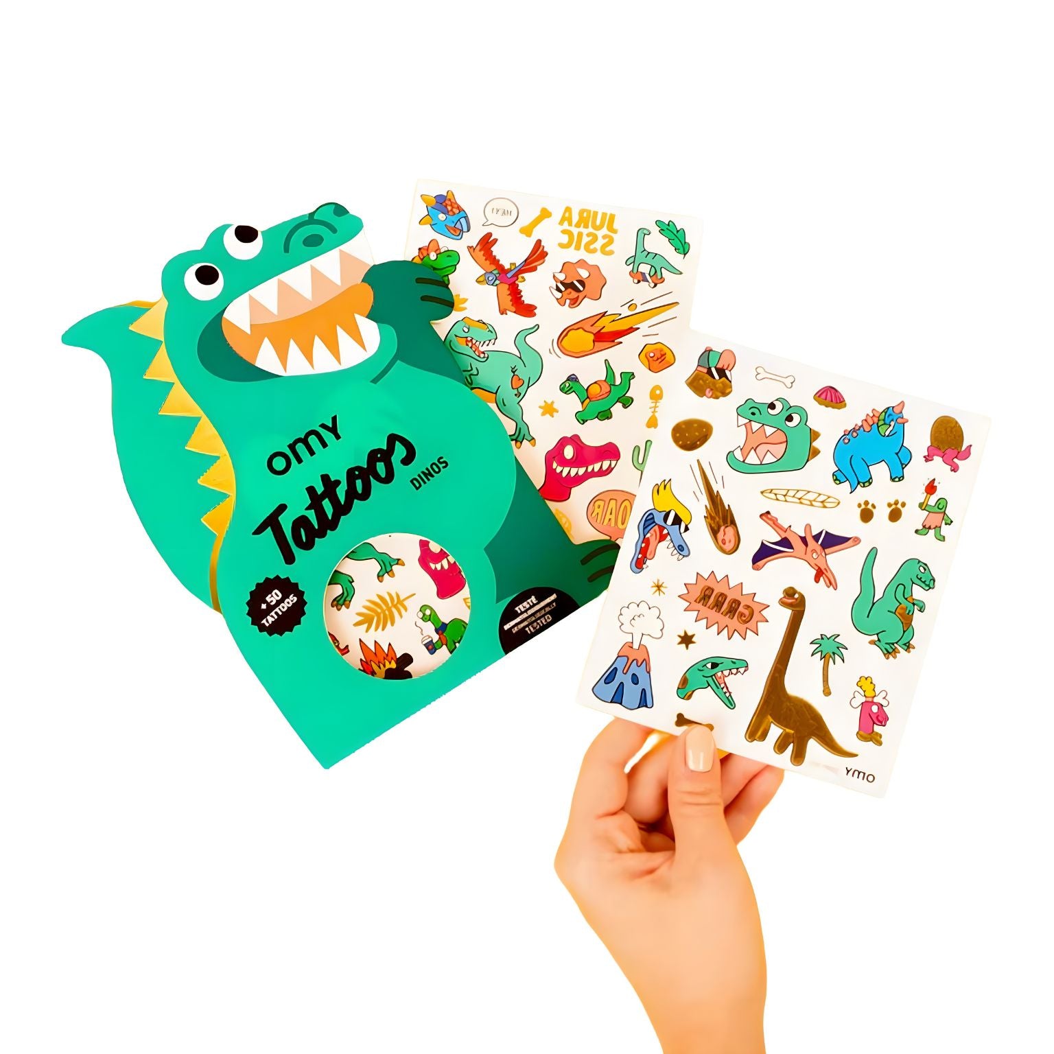 Kit de tatuagem Infantil Dinossauros