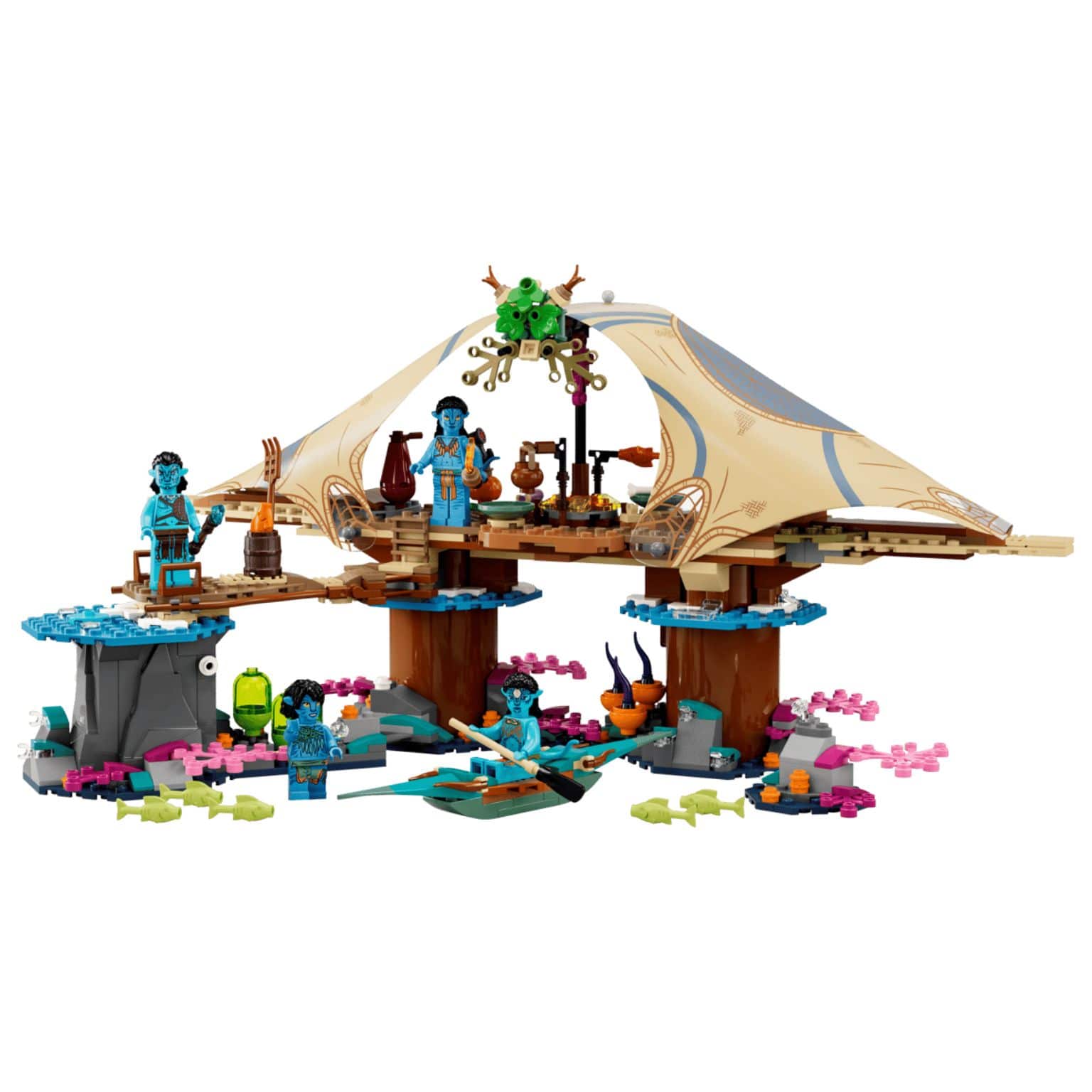 LEGO Avatar Casa de Corais de Metkayina com minifiguras