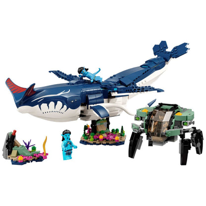 LEGO Avatar con Payakan articulado y Crabsuit transformable