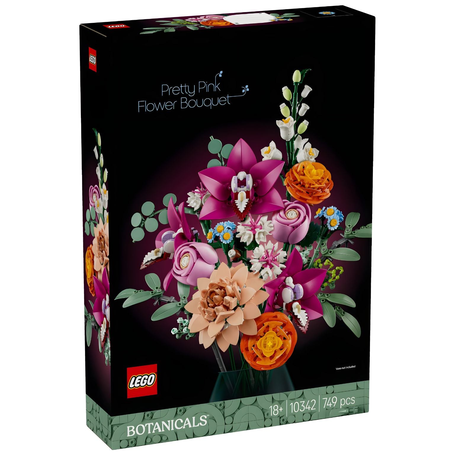 Lego Botanicals 10342 - Buquê de Flores Cor-de-Rosa Elegante