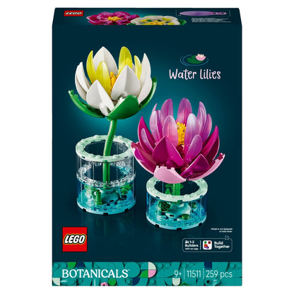 LEGO Botanicals Nenúfares para construir flores decorativas