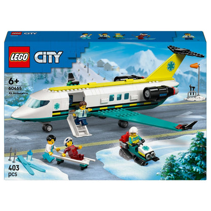 LEGO City Ambulancia Aérea de Emergencia destacada