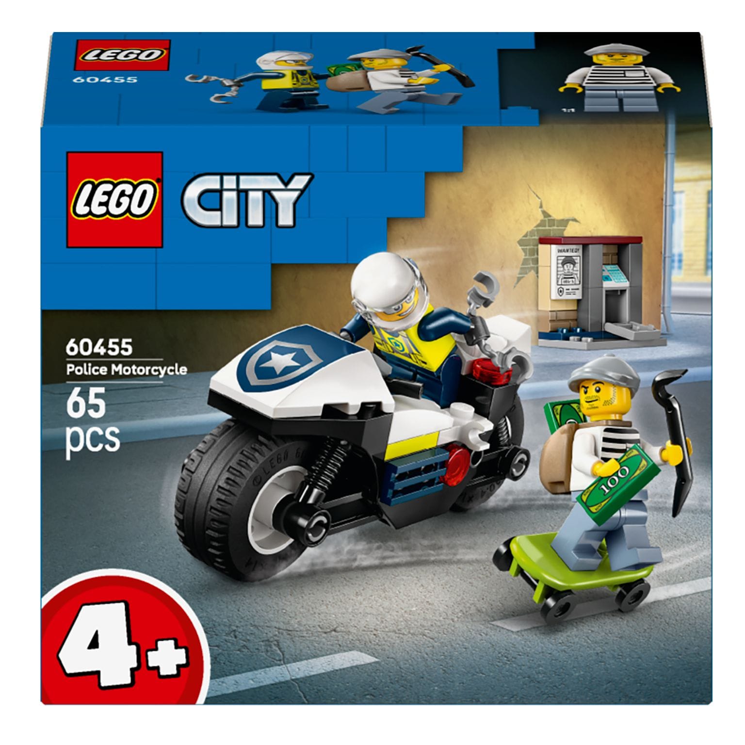 LEGO City Perseguição com Mota da Polícia vista principal