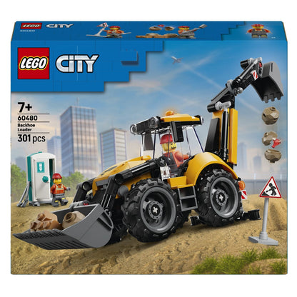 LEGO City Retroexcavadora Amarilla para juegos de construcción