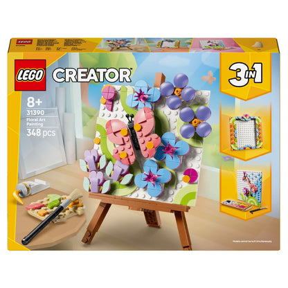 LEGO Creator Cuadro Decorativo con Arte Floral para construir y exhibir