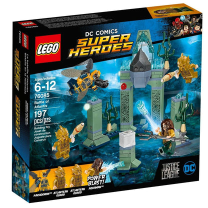 Lego DC Comics Super Heroes Combate de Atlantis con Aquaman y escenario subacuático