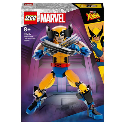 Figura de Construcción de Wolverine LEGO Marvel en pose de acción con garras