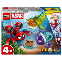LEGO Marvel Spidey veículos subaquáticos com Spidey Ghost-Spider e Doc Ock em aventura no fundo do mar