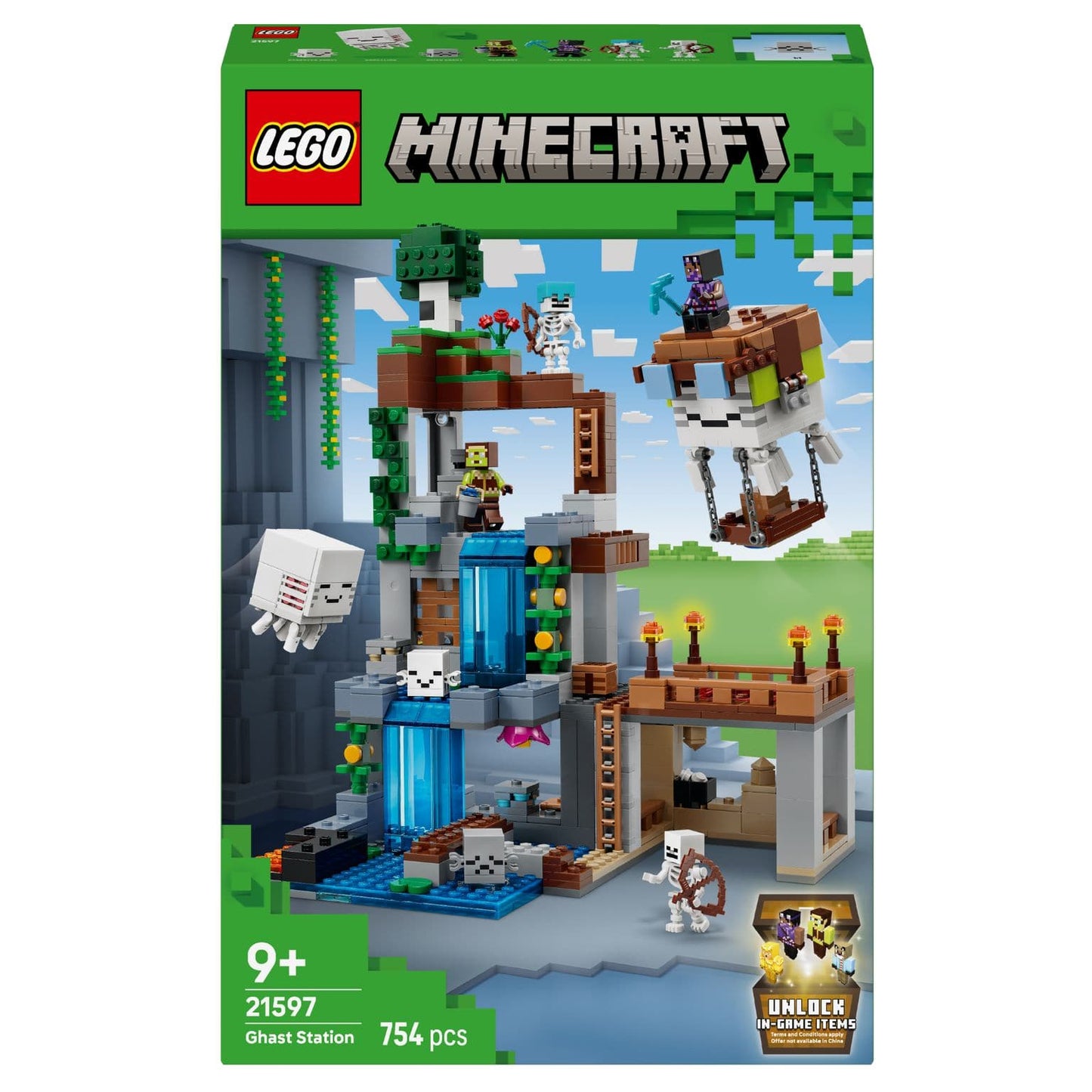 LEGO Minecraft Estação Ghast em caixa