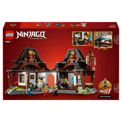 Set conmemorativo LEGO NINJAGO Herrero Cuatro Armas para exposición