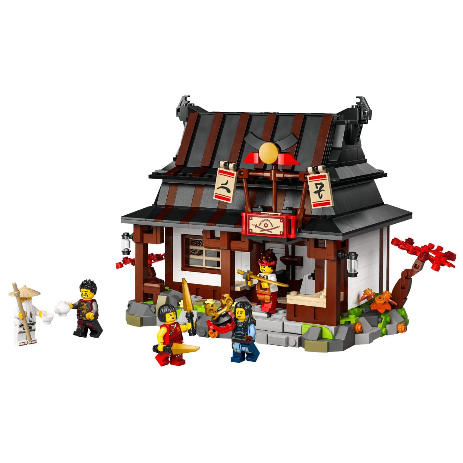 Ferreiro Quatro Armas LEGO NINJAGO com forja e personagens