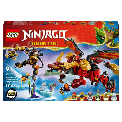 LEGO NINJAGO Robot Dragón Transformador de Wyldfyre 71868